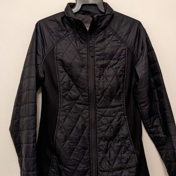 Eddie Bauer dark blue quilted outdoor jacket (S) - Picture 2 of 7